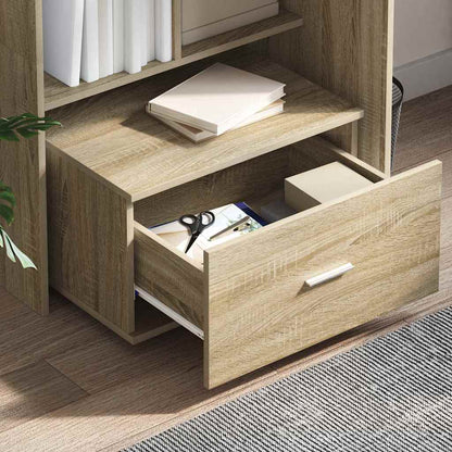 Mobile con Cassetti con ruota Rovere Sonoma 55 x 45 x 31 cm | homemem39