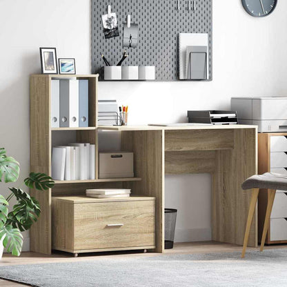 Mobile con Cassetti con ruota Rovere Sonoma 55 x 45 x 31 cm | homemem39