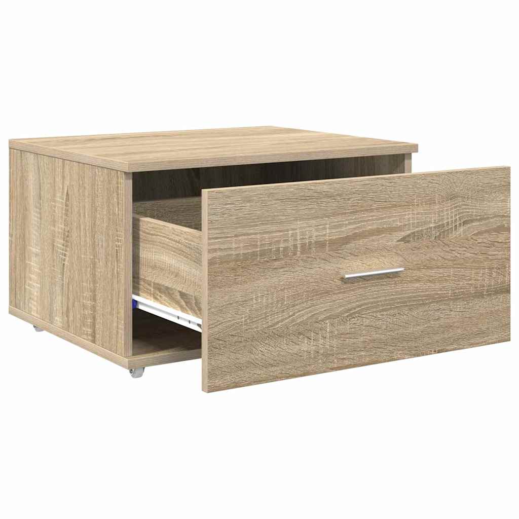 Mobile con Cassetti con ruota Rovere Sonoma 55 x 45 x 31 cm | homemem39
