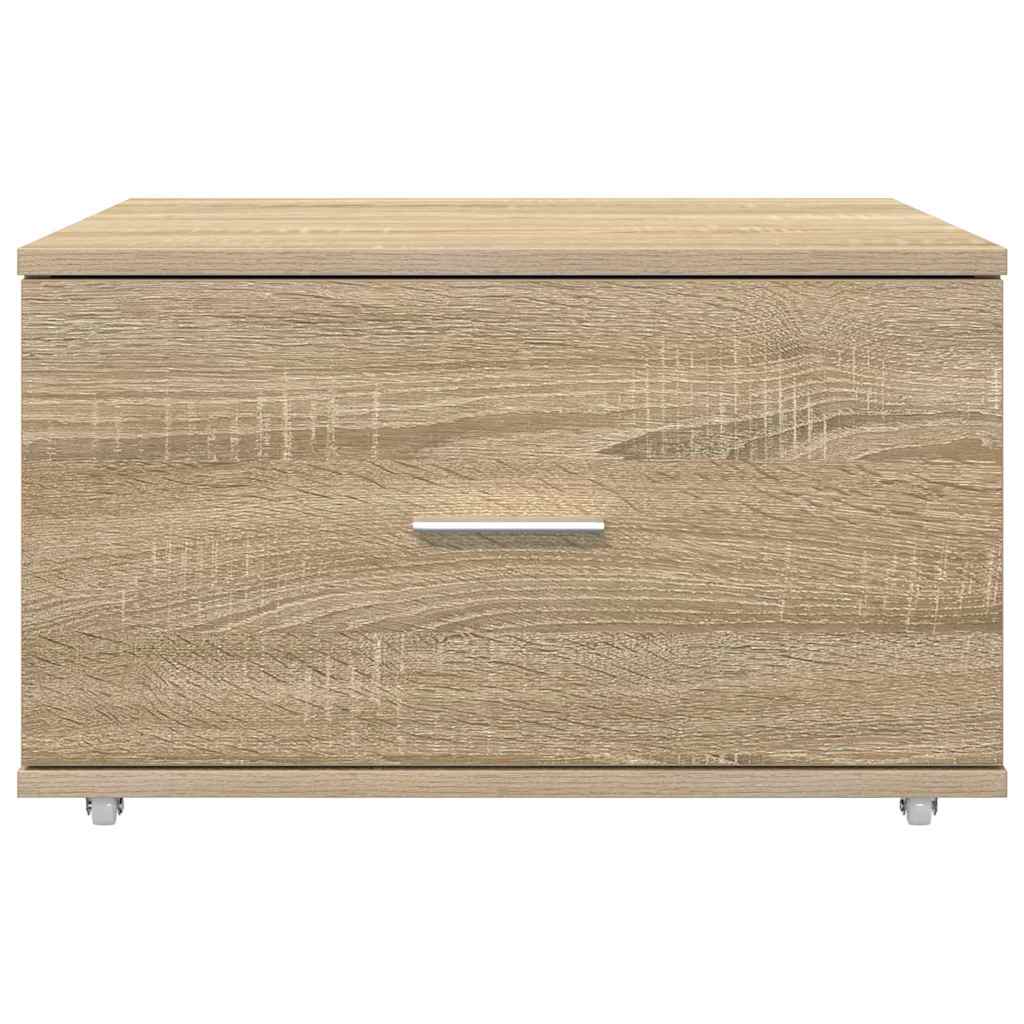 Mobile con Cassetti con ruota Rovere Sonoma 55 x 45 x 31 cm | homemem39