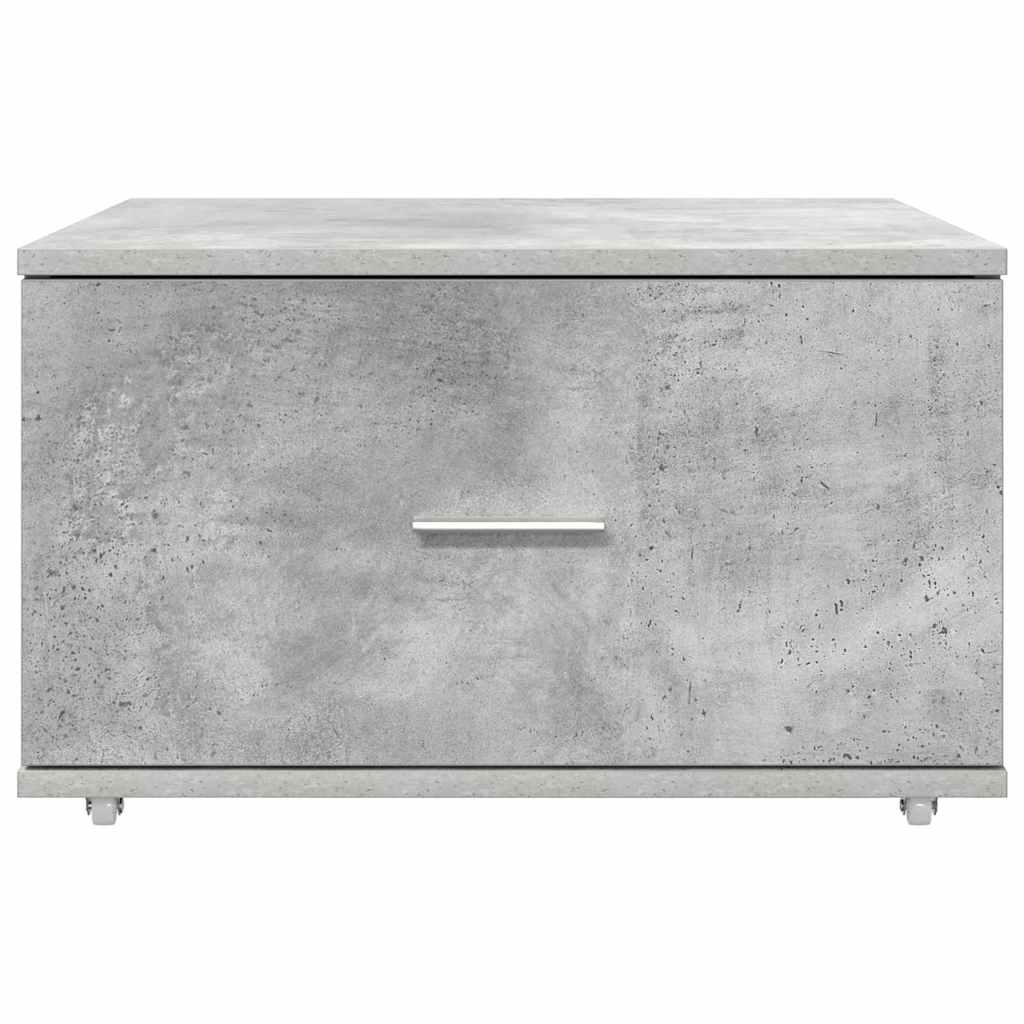 Mobile con Cassetti con ruota Grigio cemento 55 x 45 x 31 cm | homemem39