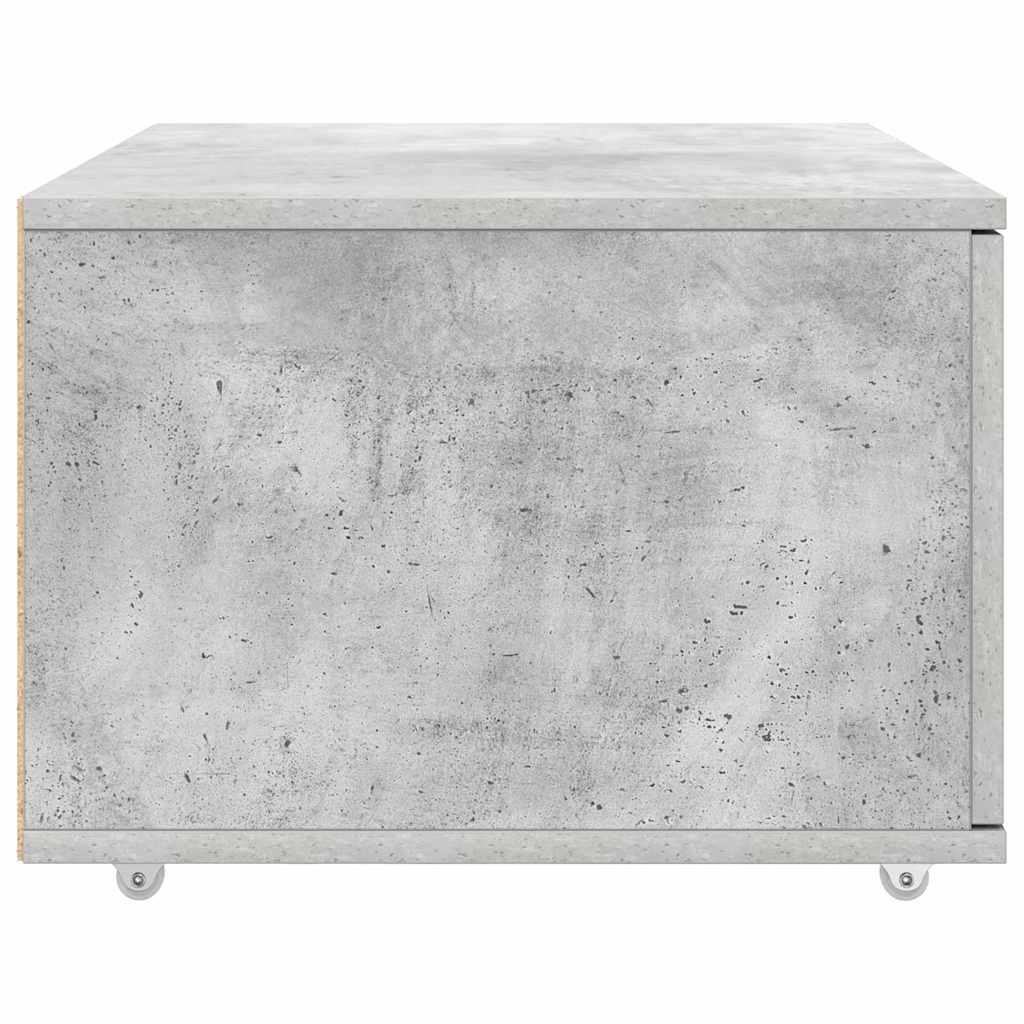Mobile con Cassetti con ruota Grigio cemento 55 x 45 x 31 cm | homemem39