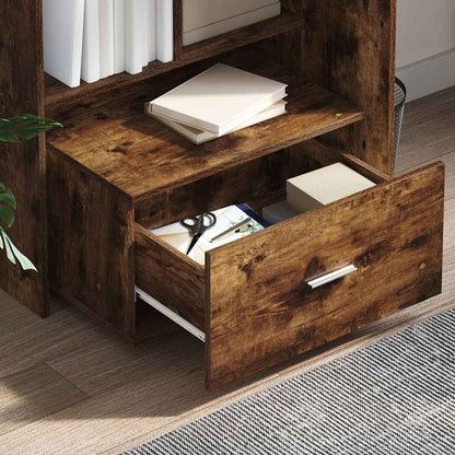 Mobile con Cassetti con ruota Rovere fumé 55 x 45 x 31 cm | homemem39