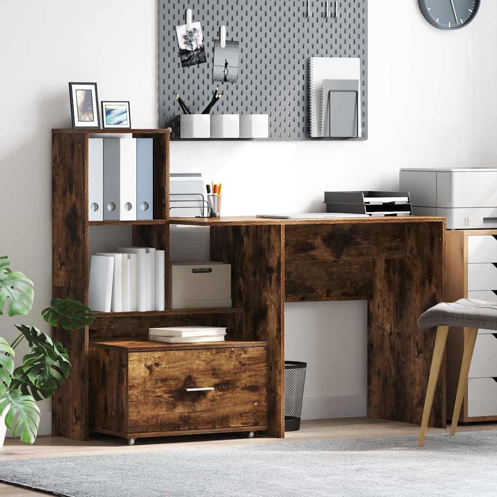 Mobile con Cassetti con ruota Rovere fumé 55 x 45 x 31 cm | homemem39