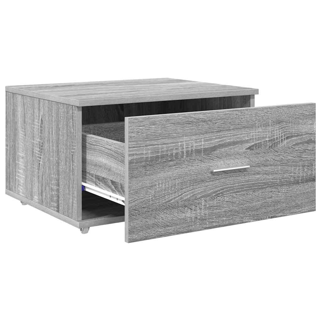 Mobile con Cassetti con ruota Grigio Sonoma 55 x 45 x 31 cm | homemem39