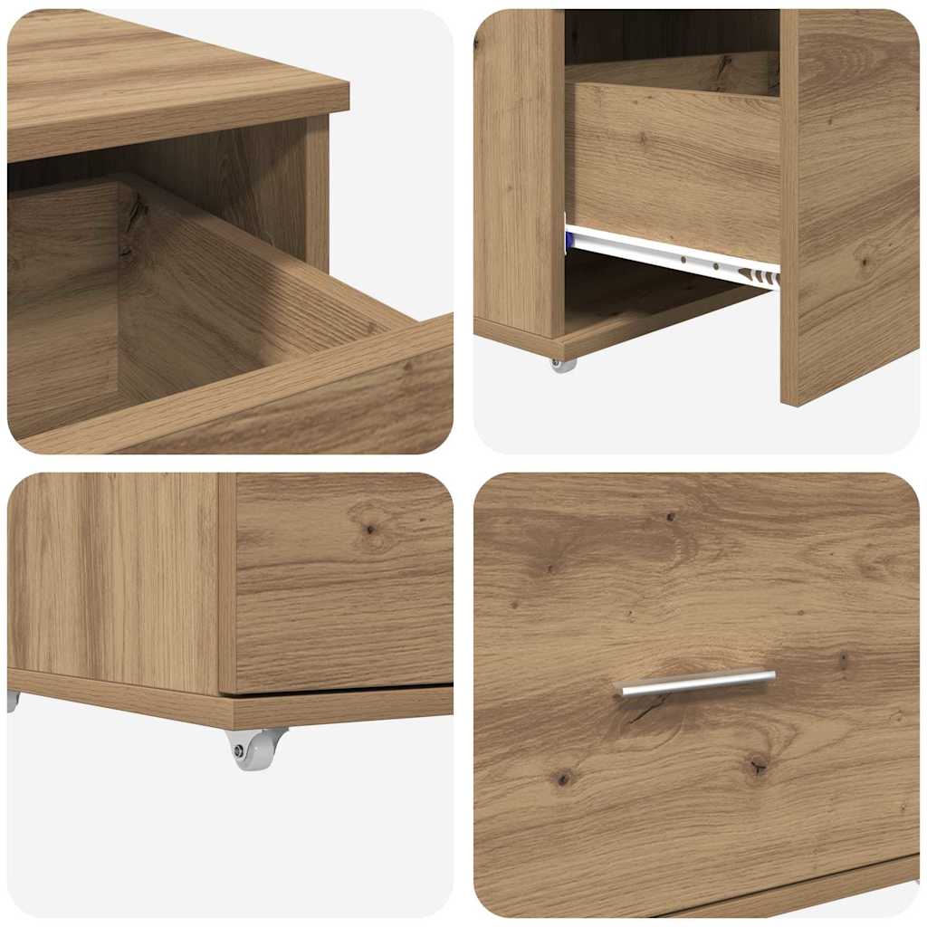 Mobile con Cassetti 55 x 45 x 31 cm Rovere artigianale | homemem39