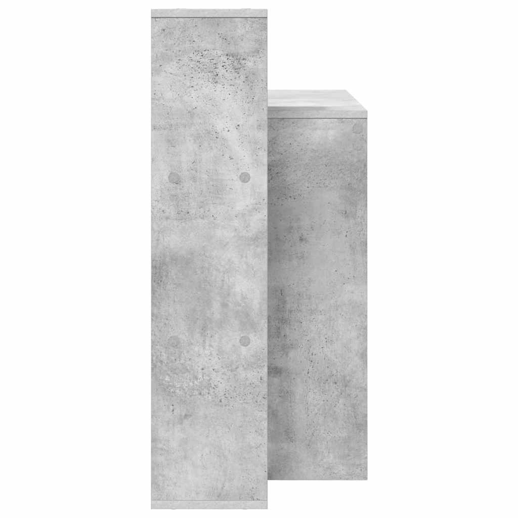 Scrivania Grigio cemento 100 x 40 x 90 cm Legno multistrato | homemem39