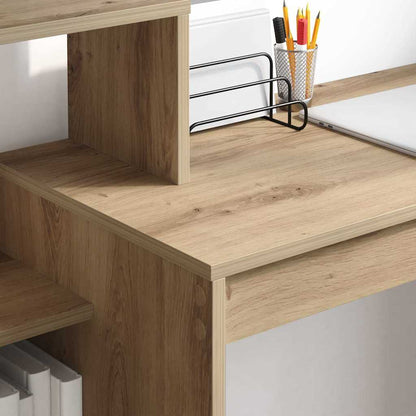 Scrivania Rovere artigianale 100 x 40 x 90 cm Legno multistrato | homemem39