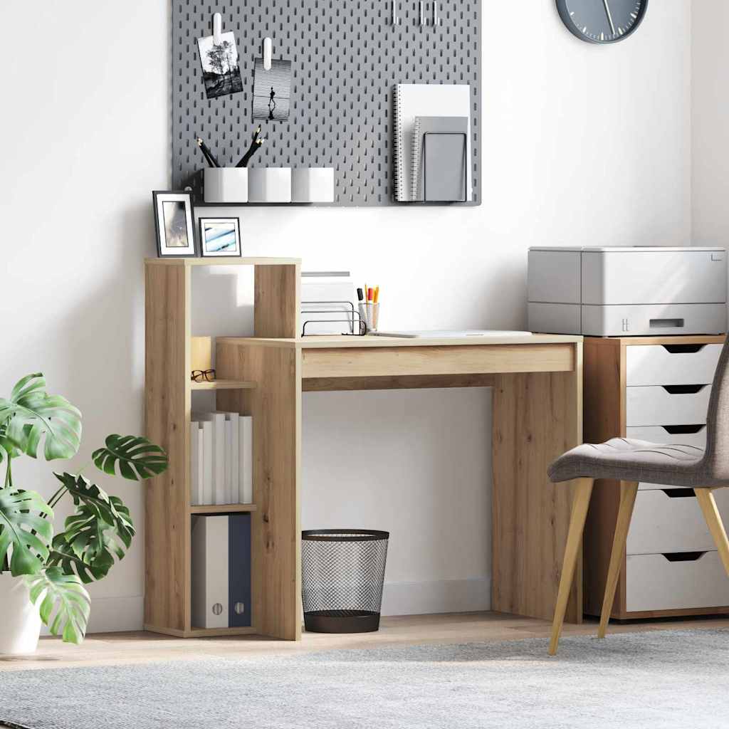 Scrivania Rovere artigianale 100 x 40 x 90 cm Legno multistrato | homemem39