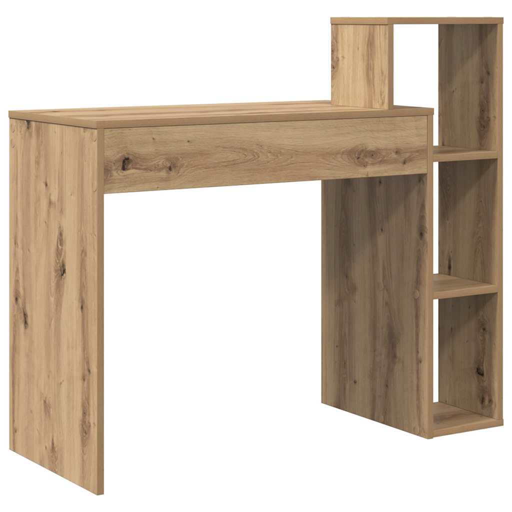 Scrivania Rovere artigianale 100 x 40 x 90 cm Legno multistrato | homemem39