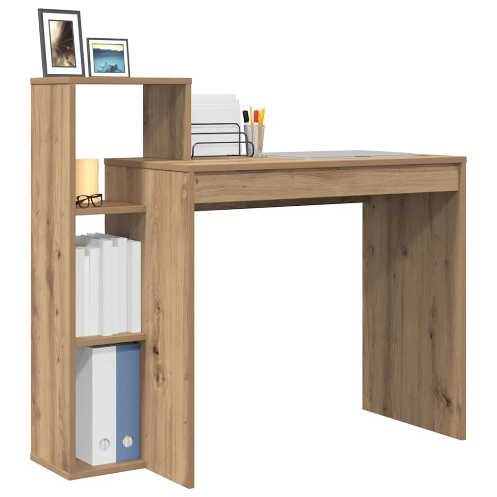 Scrivania Rovere artigianale 100 x 40 x 90 cm Legno multistrato | homemem39