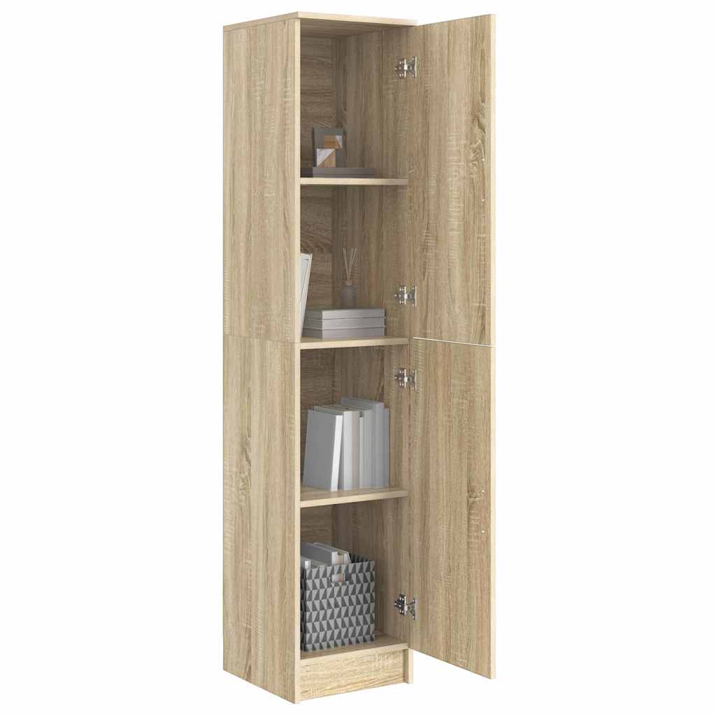 Highboard rovere sonoma 35 x 39 x 168 cm Legno multistrato
