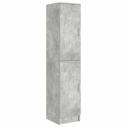 Highboard Grigio cemento 35 x 39 x 168 cm Legno multistrato