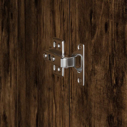 Highboard Rovere fumo 35 x 39 x 168 cm Legno multistrato