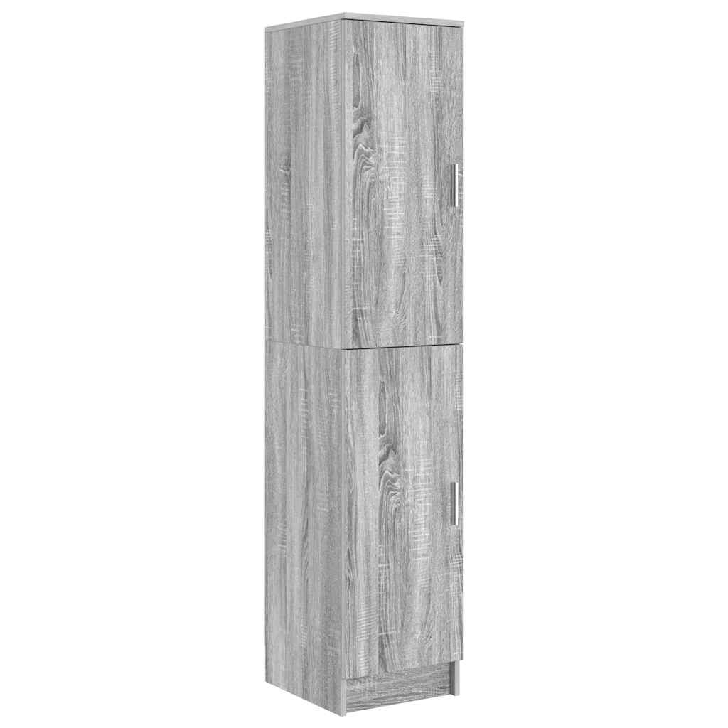 Highboard Grigio sonoma 35 x 39 x 168 cm Legno multistrato