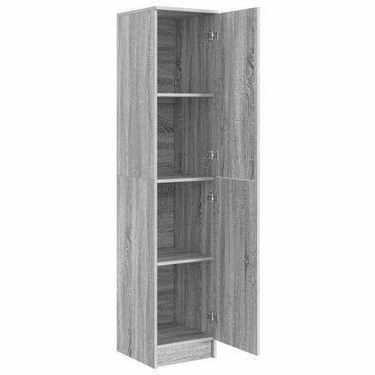 Highboard Grigio sonoma 35 x 39 x 168 cm Legno multistrato