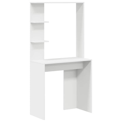 Scrivania Bianco 78,5 x 37 x 154,5 cm Legno multistrato | homemem39