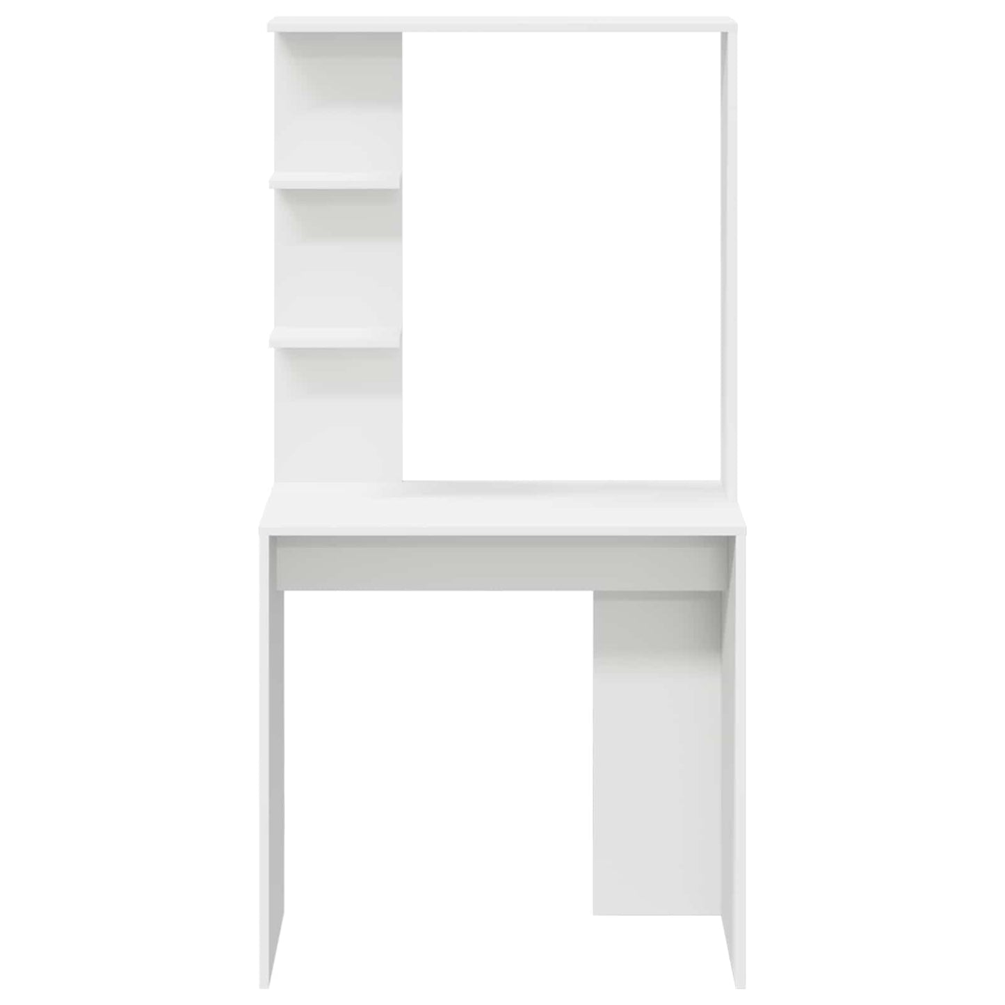 Scrivania Bianco 78,5 x 37 x 154,5 cm Legno multistrato | homemem39