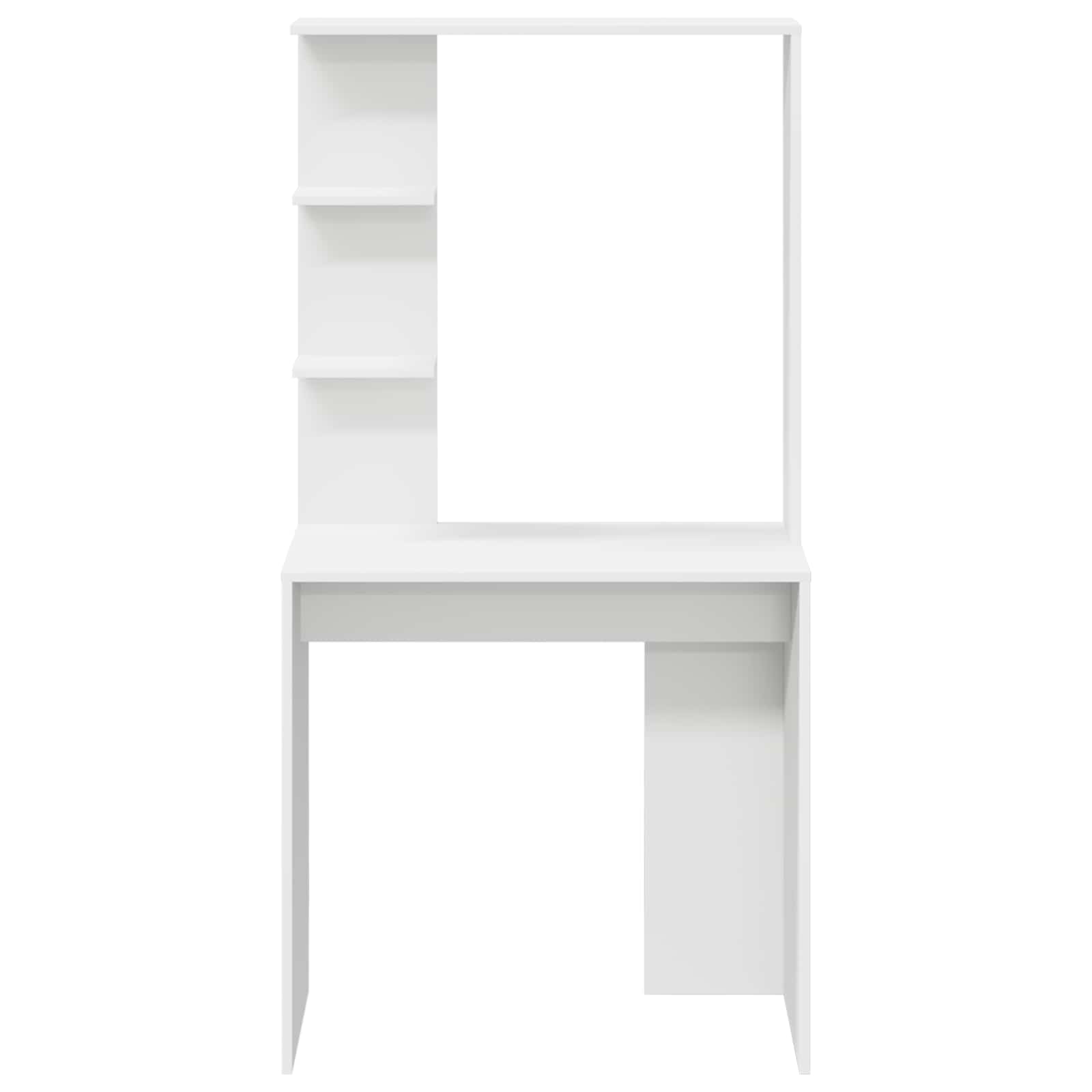 Scrivania Bianco 78,5 x 37 x 154,5 cm Legno multistrato | homemem39