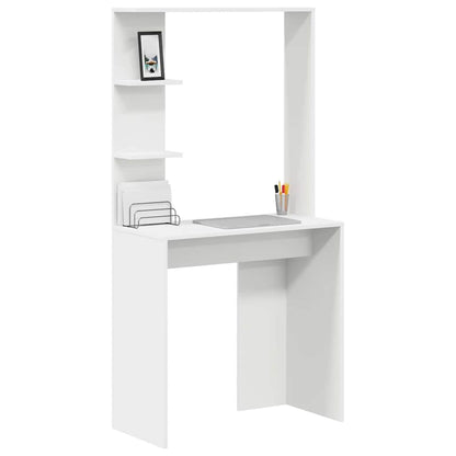 Scrivania Bianco 78.5 x 37 x 154.5 cm Legno multistrato