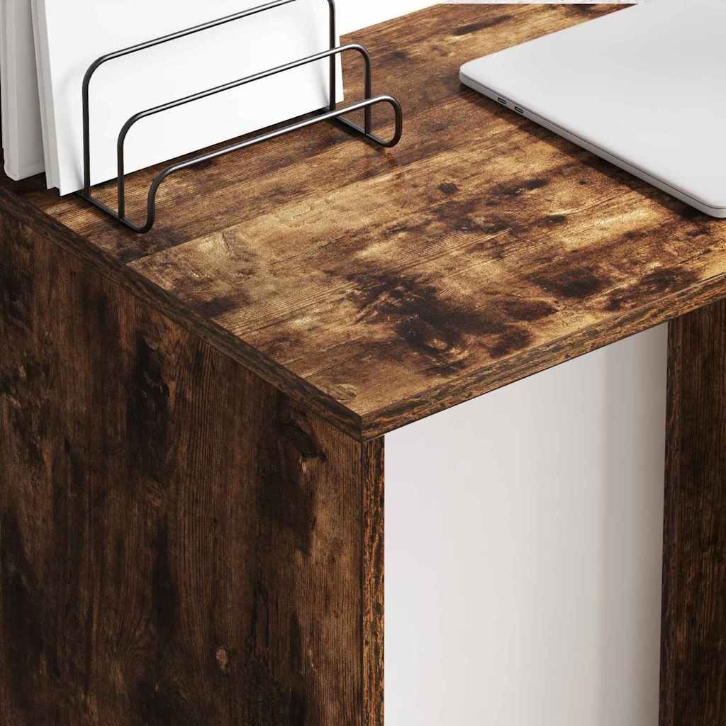 Scrivania Rovere fumé 78,5 x 37 x 154,5 cm Legno multistrato | homemem39