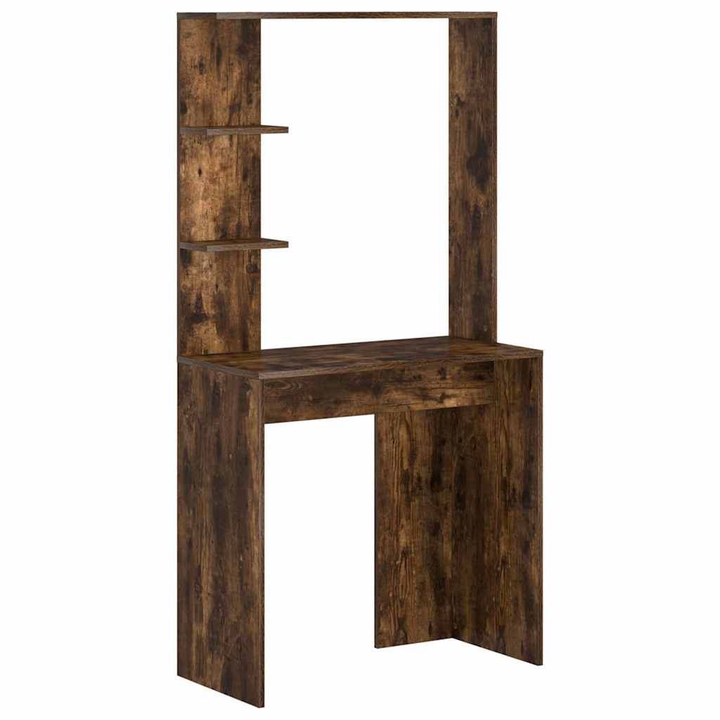 Scrivania Rovere fumé 78,5 x 37 x 154,5 cm Legno multistrato | homemem39