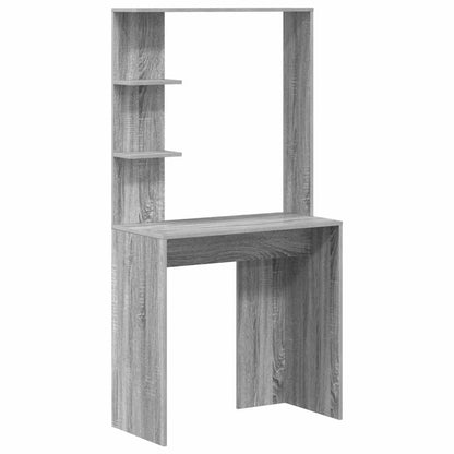 Scrivania Grigio Sonoma 78,5 x 37 x 154,5 cm Legno multistrato | homemem39