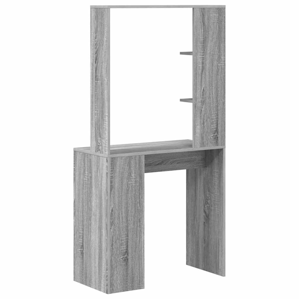 Scrivania Grigio Sonoma 78,5 x 37 x 154,5 cm Legno multistrato | homemem39