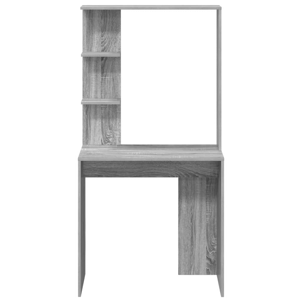 Scrivania Grigio Sonoma 78,5 x 37 x 154,5 cm Legno multistrato | homemem39