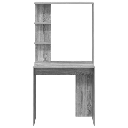 Scrivania Grigio Sonoma 78,5 x 37 x 154,5 cm Legno multistrato | homemem39