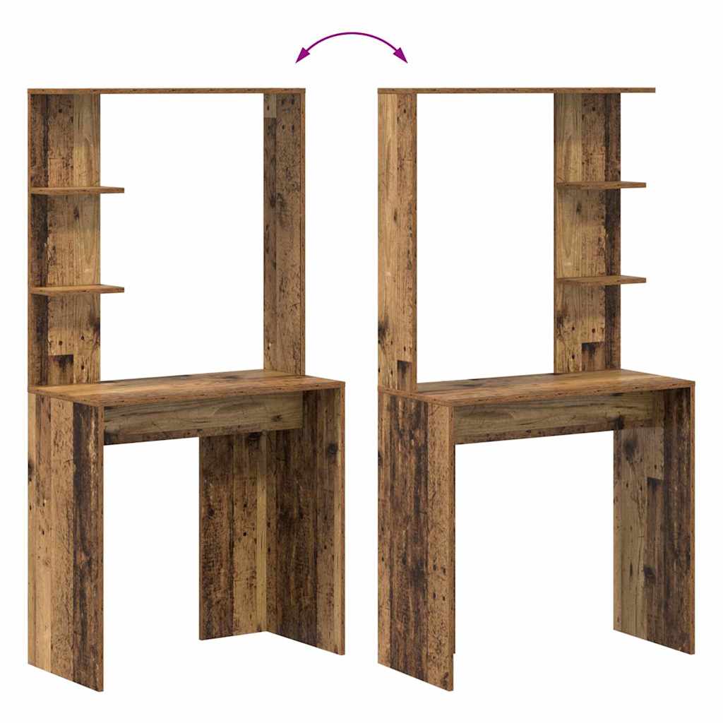 Scrivania Legno vecchio 78,5 x 37 x 154,5 cm Legno multistrato | homemem39