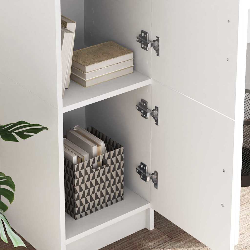 Highboard Bianco 31,5 x 32 x 124 cm Legno multistrato