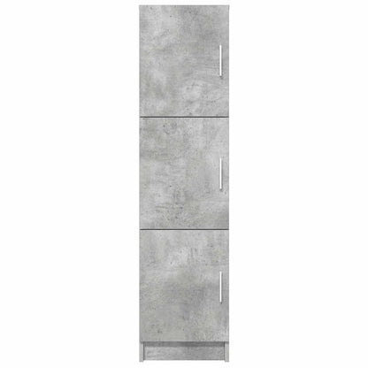 Highboard Grigio cemento 31,5 x 32 x 124 cm Legno multistrato