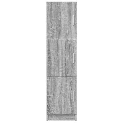 Highboard Grigio sonoma 31,5 x 32 x 124 cm Legno multistrato