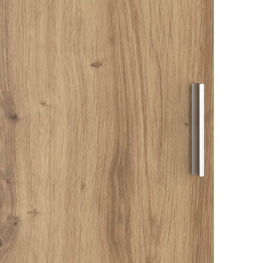 Highboard rovere artigianale 31,5 x 32 x 124 cm