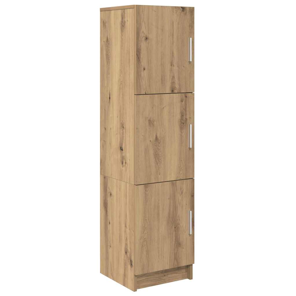 Highboard rovere artigianale 31,5 x 32 x 124 cm