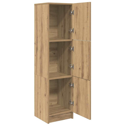Highboard rovere artigianale 31,5 x 32 x 124 cm