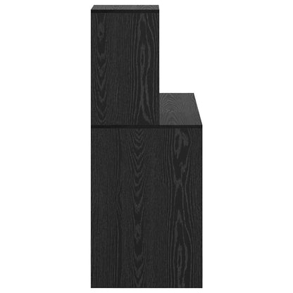 Scrivania Rovere Nero 102 x 50 x 124 cm Legno multistrato | homemem39