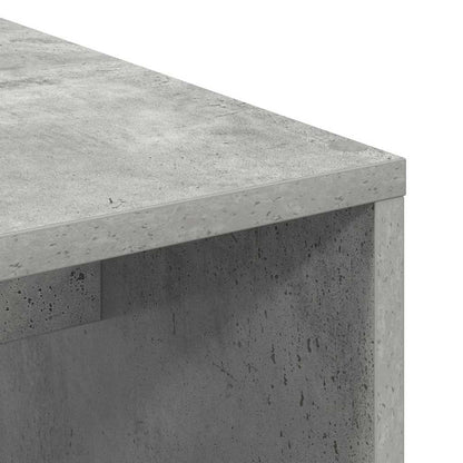 Scrivania Grigio cemento 102 x 50 x 124 cm Legno multistrato | homemem39