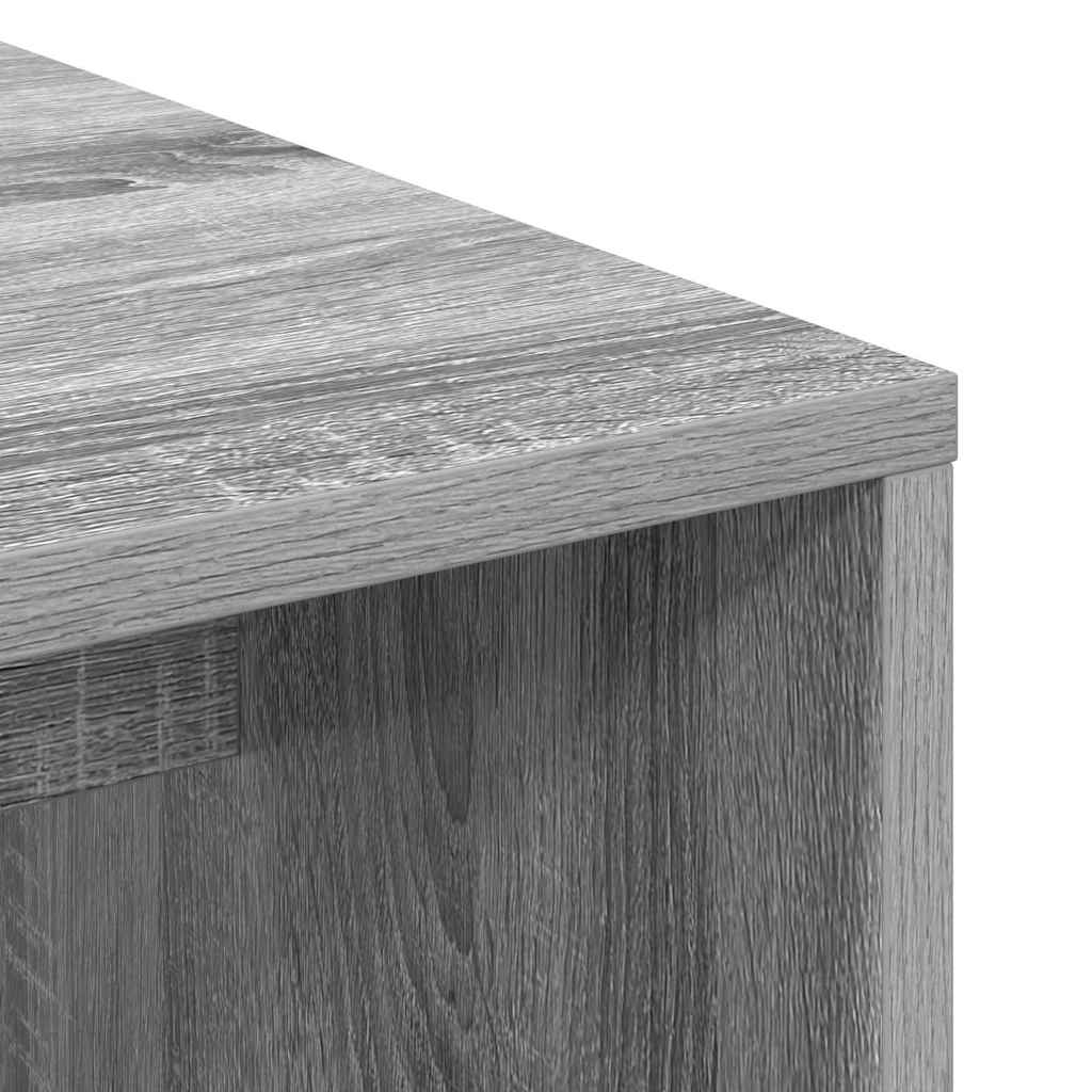 Scrivania Grigio Sonoma 102 x 50 x 124 cm Legno multistrato | homemem39