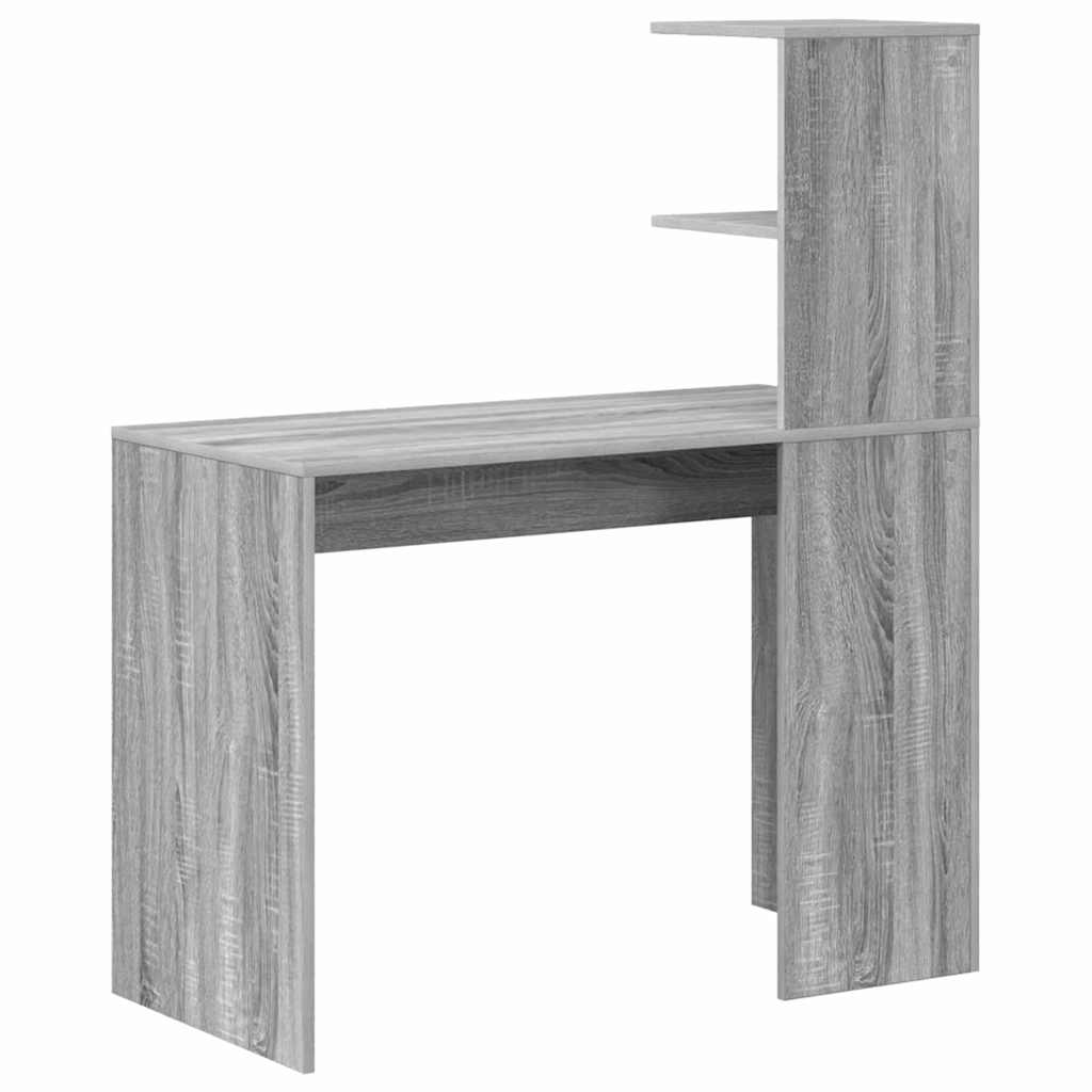 Scrivania Grigio Sonoma 102 x 50 x 124 cm Legno multistrato | homemem39