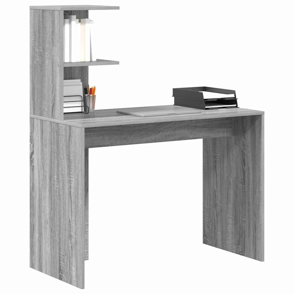 Scrivania Grigio Sonoma 102 x 50 x 124 cm Legno multistrato | homemem39
