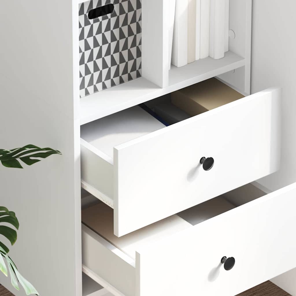 Credenza Bianco 45.5 x 34 x 127 cm Legno multistrato