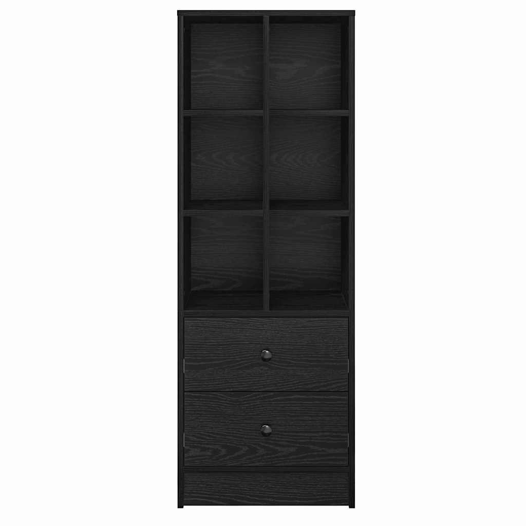 Credenza Rovere nero 45.5 x 34 x 127 cm Legno multistrato