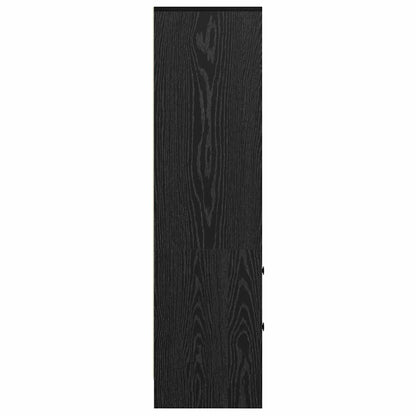 Credenza Rovere nero 45.5 x 34 x 127 cm Legno multistrato