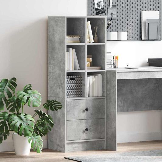 Credenza Grigio cemento 45.5 x 34 x 127 cm Legno multistrato