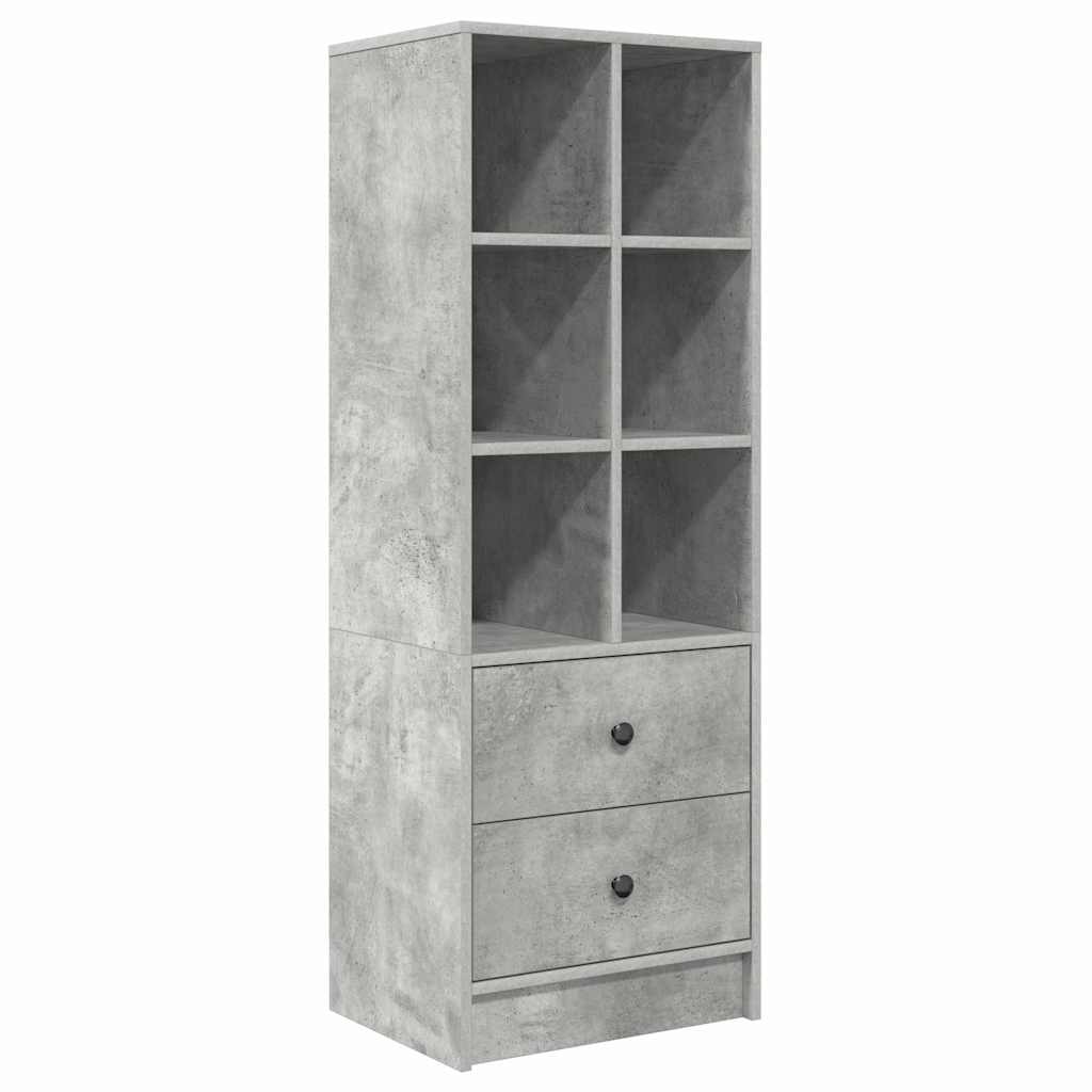 Credenza Grigio cemento 45.5 x 34 x 127 cm Legno multistrato