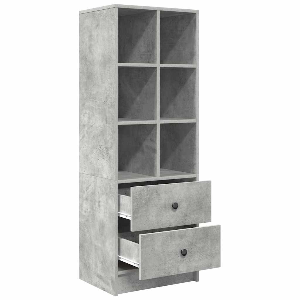 Credenza Grigio cemento 45.5 x 34 x 127 cm Legno multistrato
