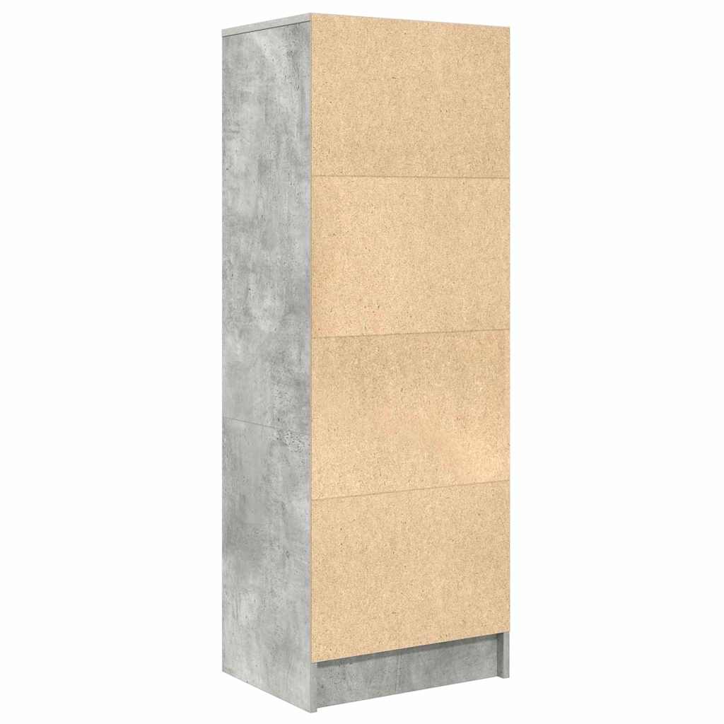 Credenza Grigio cemento 45.5 x 34 x 127 cm Legno multistrato