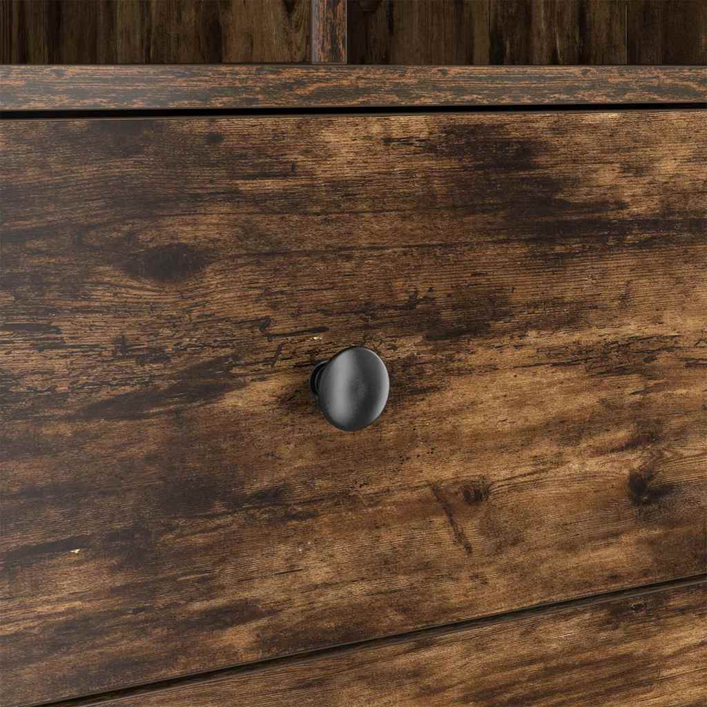 Credenza Rovere fumo 45.5 x 34 x 127 cm Legno multistrato